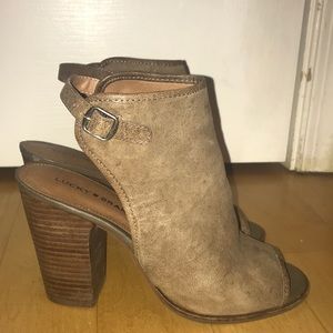 Lucky Brand Lisza Peep Toe Mule